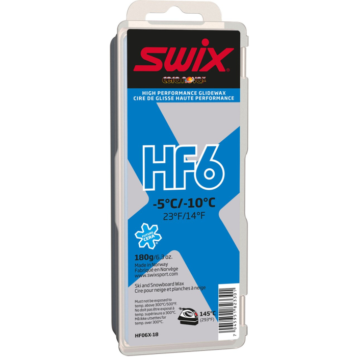 Swix HF6X Blue, -5°C/-10°C, 180g -5°C/-10°C | Insider Sportshop