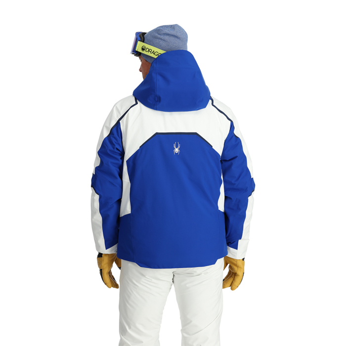 Electric blue ski outlet jacket