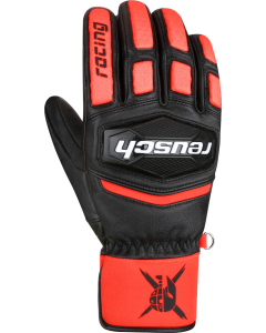 Reusch Worldcup Warrior GS Junior black/fluo red