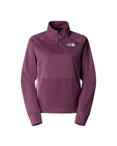 TNF Women's MA FLEECE 1/4 ZIP MIDNIGHT MAUVE/PURPLE C