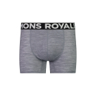 Mons Royale Men's Hold 'em Shorty Boxer Grey Heather