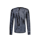 Mons Royale Men's Cascade Merino Flex LS Grey Tie Dye