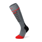 Lenz heat sock 5.1 toe cap slim fit grau/rot