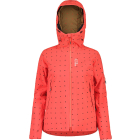 Maloja Women's Ins. Jacket ToscM. bright cranberry bubbledots