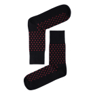 Lenz Mens Longlife Socks black/red dots