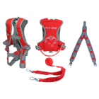 MDXONE THE STATIC Ski Harness red