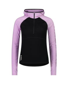 Mons Royale Women's Bella Tech Hood Orchid / Black