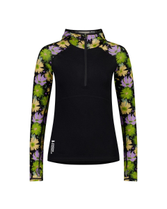 Mons Royale Women's Bella Tech Hood alpine bloom/black