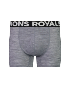 Mons Royale Men's Hold 'em Shorty Boxer Grey Heather