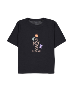 Mons Royale Women's Icon Merino Relaxed Tee Black