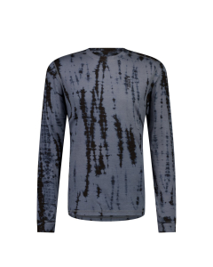 Mons Royale Men's Cascade Merino Flex LS Grey Tie Dye