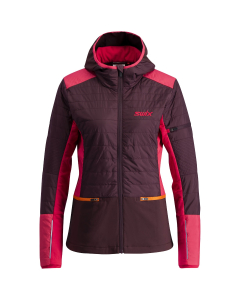 Swix Women's Horizon Jacket Dark Aubergine/Cerise