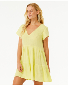 Rip Curl Women's PREMIUM SURF DRESS BRIGHT YELLOW