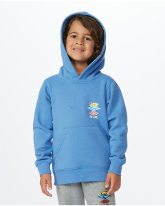 Rip Curl Boys ICONS OF SHRED HOOD BLUE YONDER