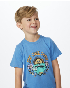 Rip Curl Boys MYSTIC WAVES ART TEE BLUE YONDER HAW