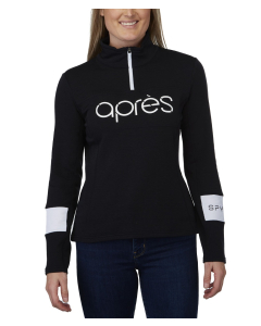 Spyder Womens SPEED 1/4 ZIP 001 BLACK