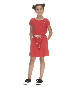 Ragwear Girls Dress TAGIE RED