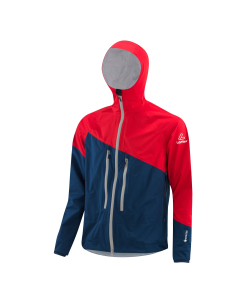 Löffler Mens Hooded Jacket GTX Active 26238 554 red/deep water