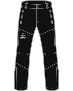 Löffler Mens Touring Pants AS 26244 990 black