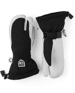 Hestra Women´s Heli Ski - 3 finger Black/Offwhite