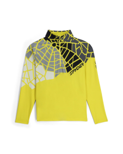 Spyder Men's LEGACY 1/2 ZIP ACID YELLOW