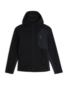 Spyder Men's BANDIT HOODED JACKET BLACK