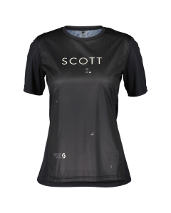 Scott Women's Tee Trail Flow SS bla/soft yel