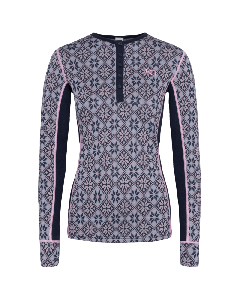 Kari Traa Rose Long Sleeve Baselayer DARK NAVY BLUE