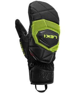 Leki WCR Coach 3D Mitt black-ice lemon