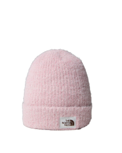 TNF Women's SALTY BAE LINED BEANIE PINK MOSS