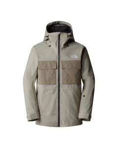 TNF Men's FOURBARREL TRICLIMATE JACKET CLAY GREY/TNF BLACK