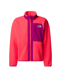 TNF Girls YUMIORI FULL ZIP JACKET RADIANT POPPY