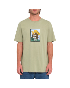 Volcom Men's COSMIC RODEO SST GREEN TEA