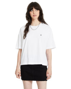 Volcom Women's STONE BLANKS UP Tee WHT