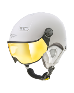 CP Helm CARACHILLO XS flash gold mirror snow white s.t./white