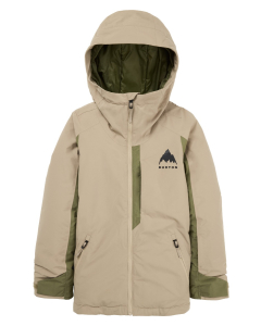 Burton Kids Hillslope 2L Jacket Summit Taupe/Forest Moss