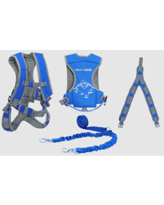 MDXONE THE STATIC Ski Harness blue