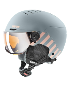 uvex Helmet rocket JR visor rhino - blush matt