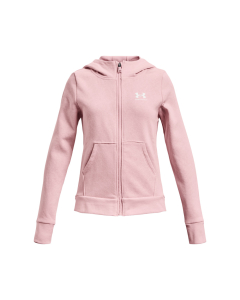 UA Girls Rival Fleece LU FZ Hoodie 1373130 PNK