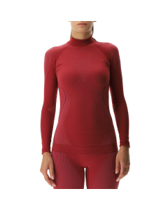 UYN Women's EVOLUTYON UW SHIRT LG_SL TURTLE NECK Sofis.Red/Bord