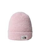 TNF Women's SALTY BAE LINED BEANIE PINK MOSS